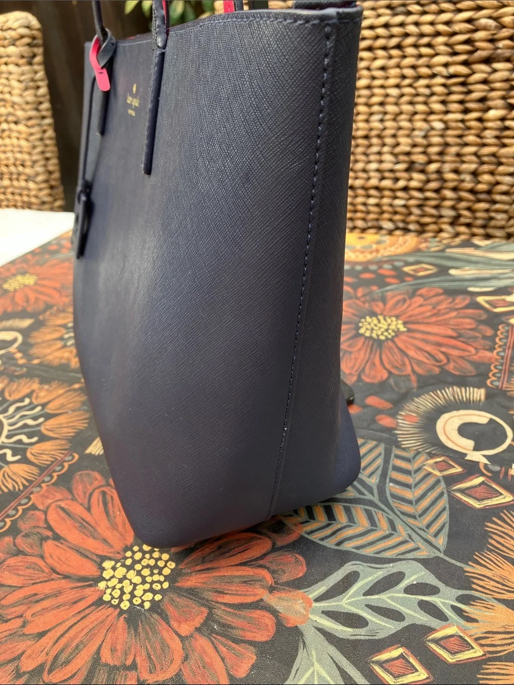Kate Spade Scott’s Place Lida Navy and Pink Tote